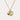 Inlaid Zircon Brass Geometric Shape Pendant Necklace